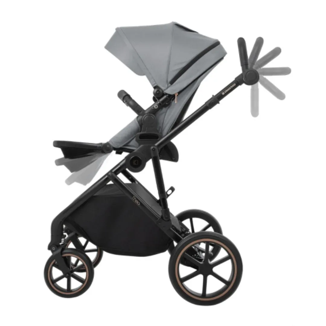 KikkaBoo® Stroller 2in1 with carrycot Thea Grey - Image 11