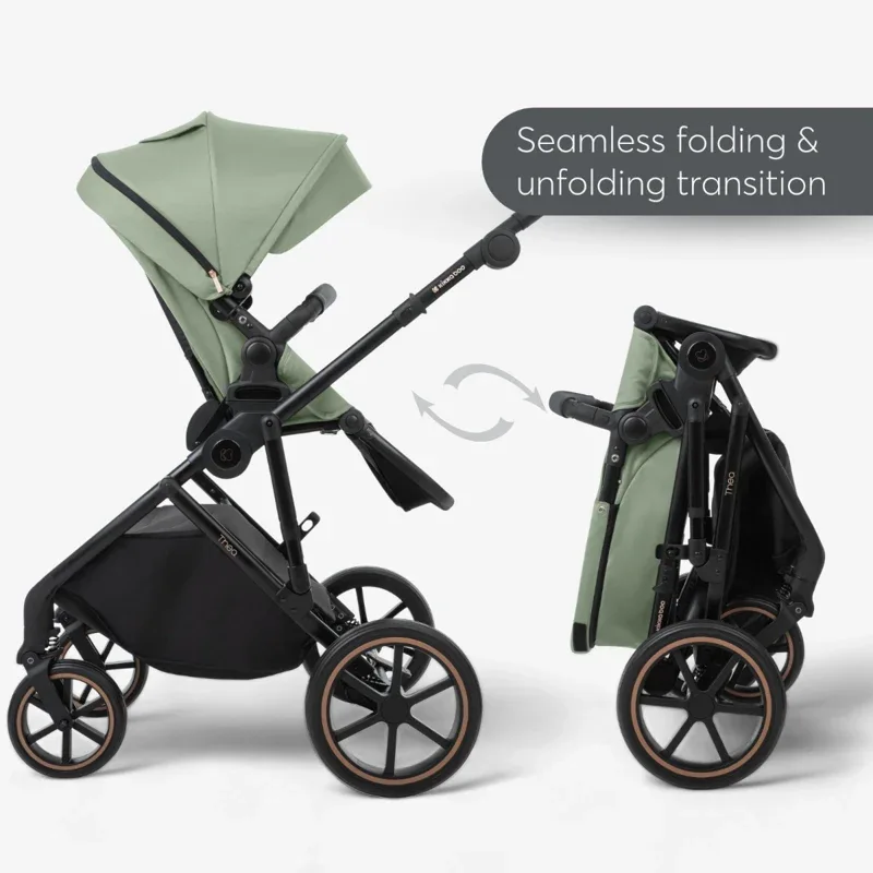 KikkaBoo® Stroller 2in1 with carrycot Thea Grey - Image 25