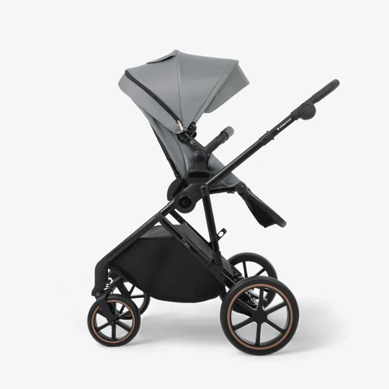 KikkaBoo® Stroller 2in1 with carrycot Thea Grey - Image 4