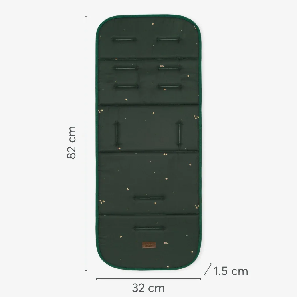 KikkaBoo® Stroller liner Secret Garden Deep Green - Image 3