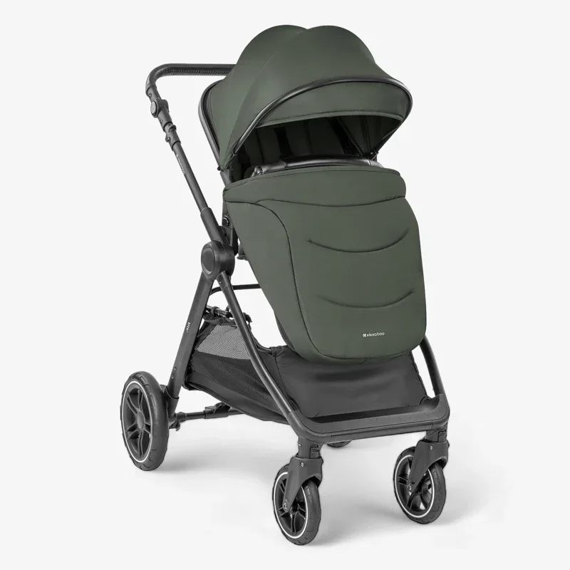 KikkaBoo® Stroller with carrycot 3v1 Ava Army Green - Image 14