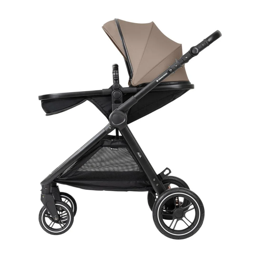 KikkaBoo® Stroller with carrycot 3v1 Ava Beige - Image 14