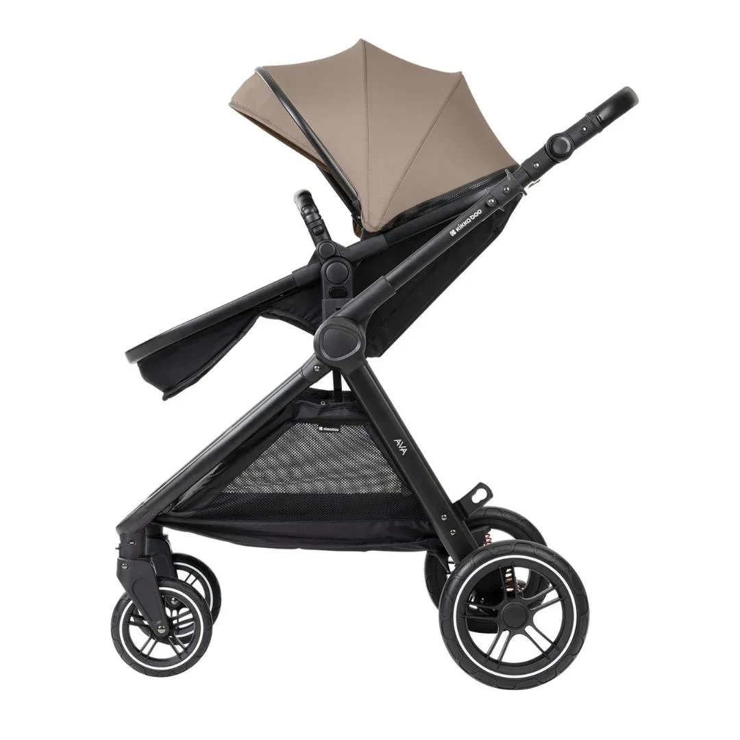 KikkaBoo® Stroller with carrycot 3v1 Ava Beige - Image 15
