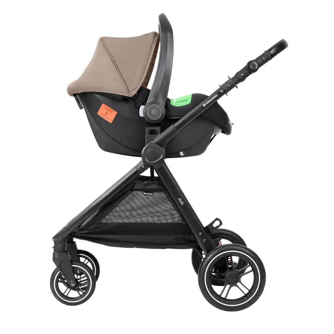 KikkaBoo® Stroller with carrycot 3v1 Ava Beige - Image 16