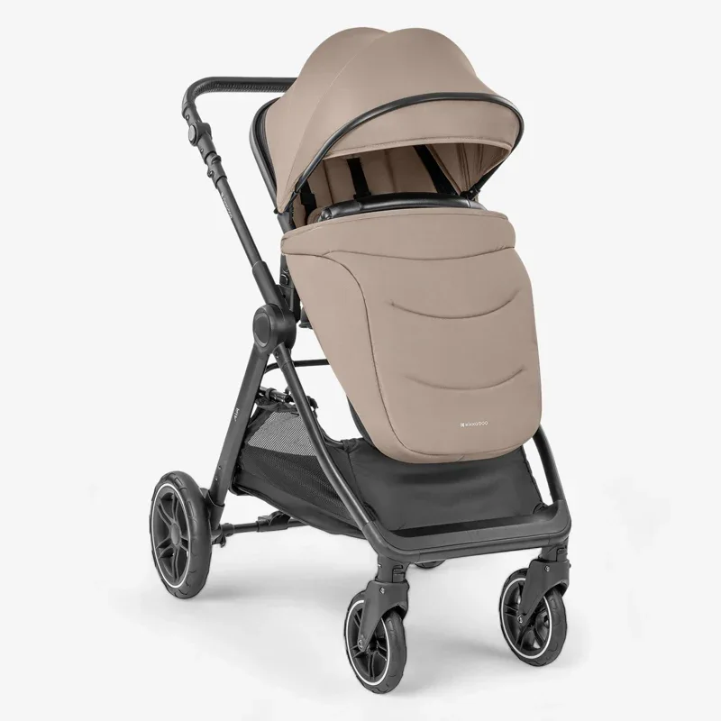 KikkaBoo® Stroller with carrycot 3v1 Ava Beige - Image 9