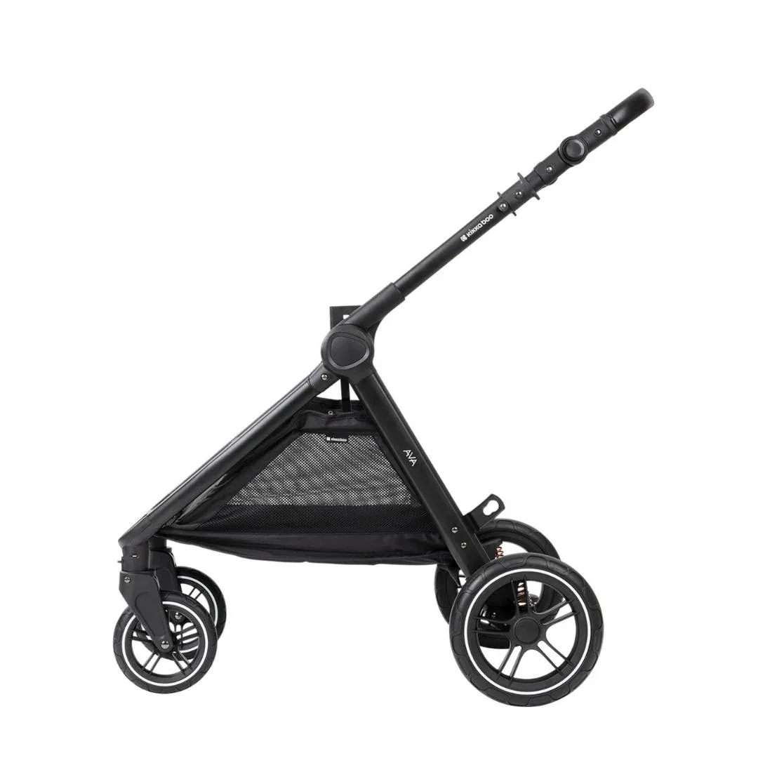 KikkaBoo® Stroller with carrycot 3v1 Ava Black - Image 15