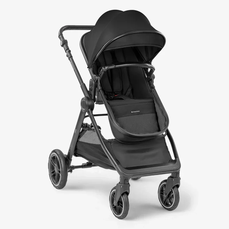 KikkaBoo® Stroller with carrycot 3v1 Ava Black - Image 3