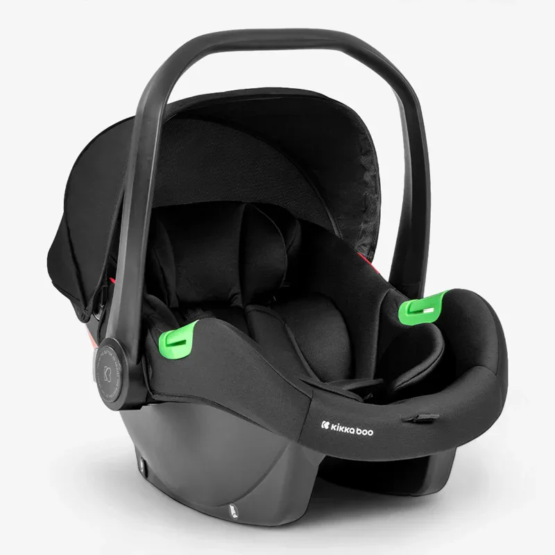 KikkaBoo® Stroller with carrycot 3v1 Ava Black - Image 6
