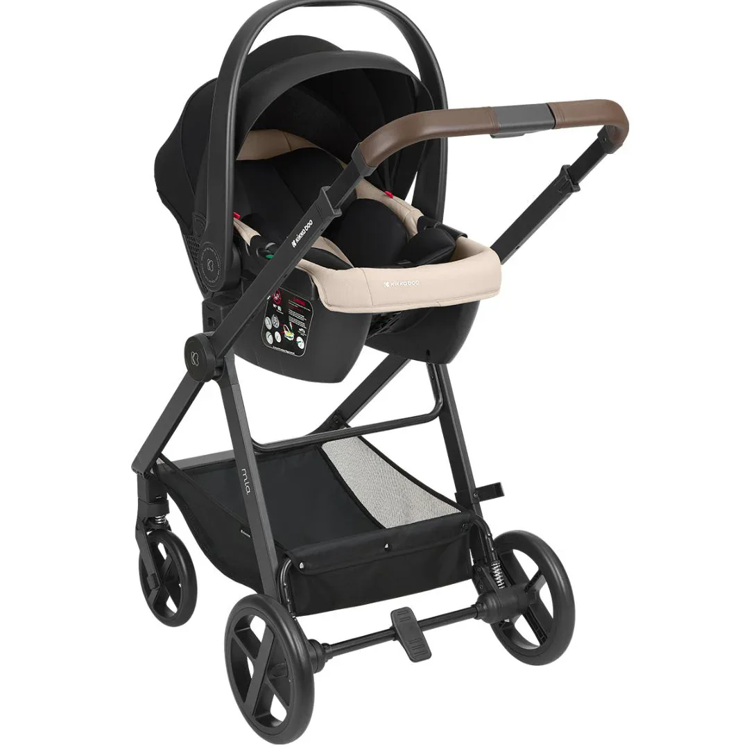 KikkaBoo® Stroller with carrycot 3v1 Mia Beige - Image 11