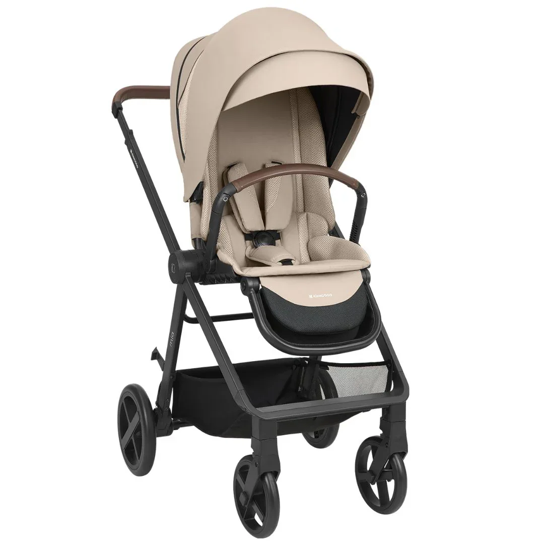 KikkaBoo® Stroller with carrycot 3v1 Mia Beige - Image 3