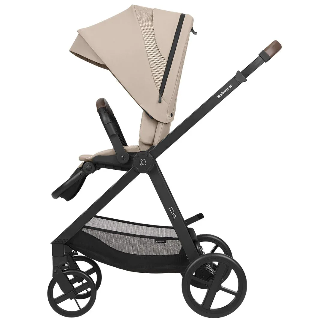 KikkaBoo® Stroller with carrycot 3v1 Mia Beige - Image 4