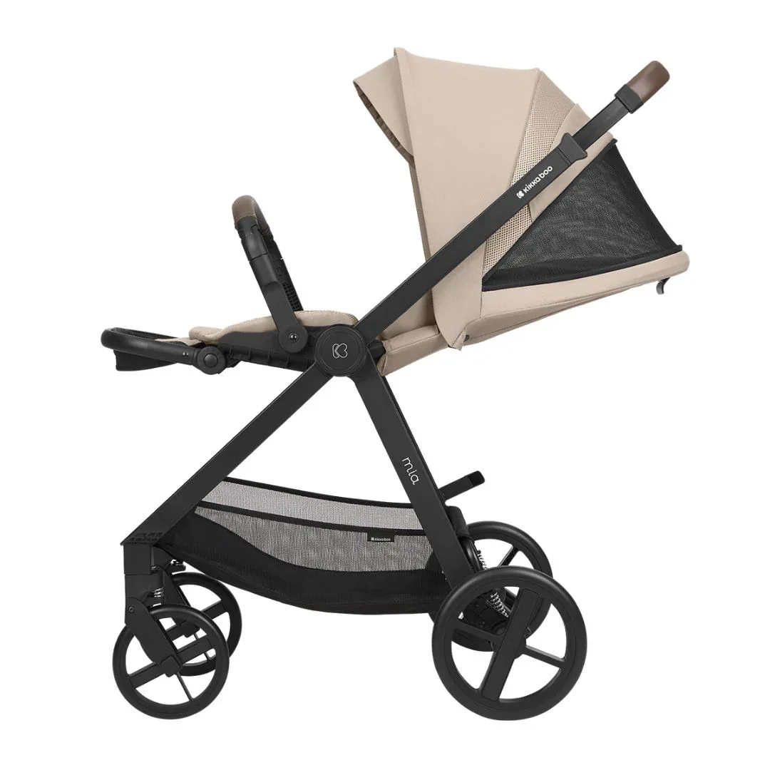 KikkaBoo® Stroller with carrycot 3v1 Mia Beige - Image 7