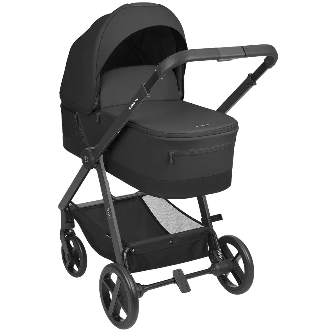 KikkaBoo® Stroller with carrycot 3v1 Mia Black - Image 12