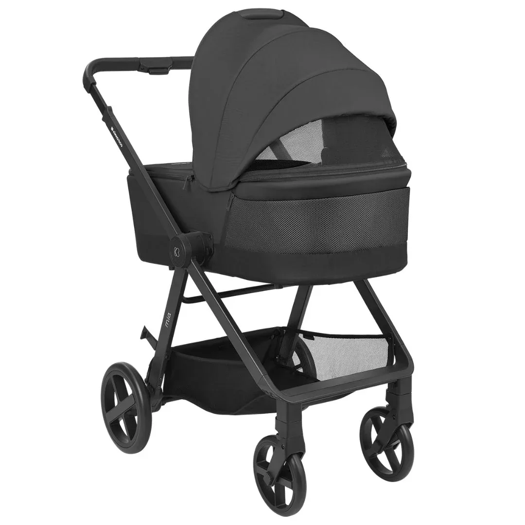 KikkaBoo® Stroller with carrycot 3v1 Mia Black - Image 14