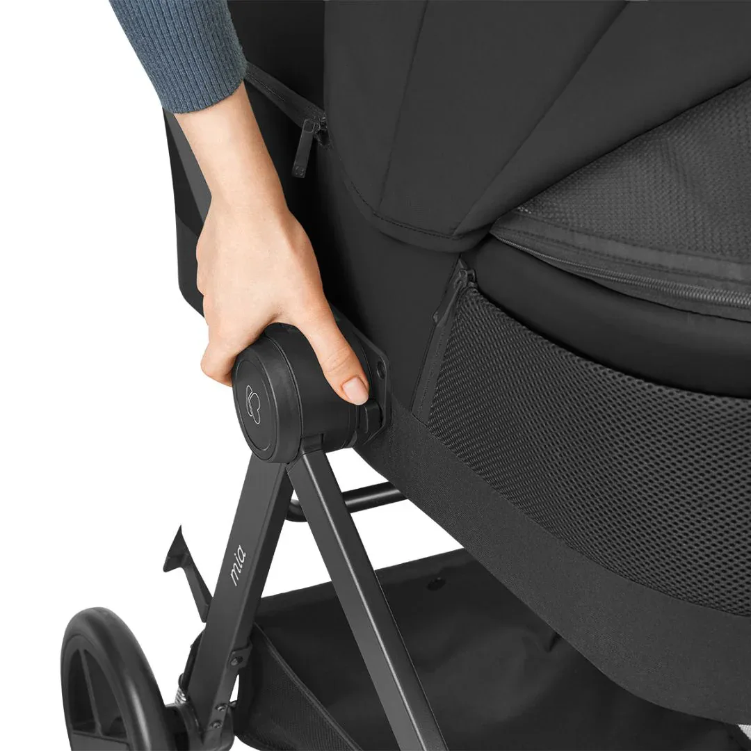 KikkaBoo® Stroller with carrycot 3v1 Mia Black - Image 17