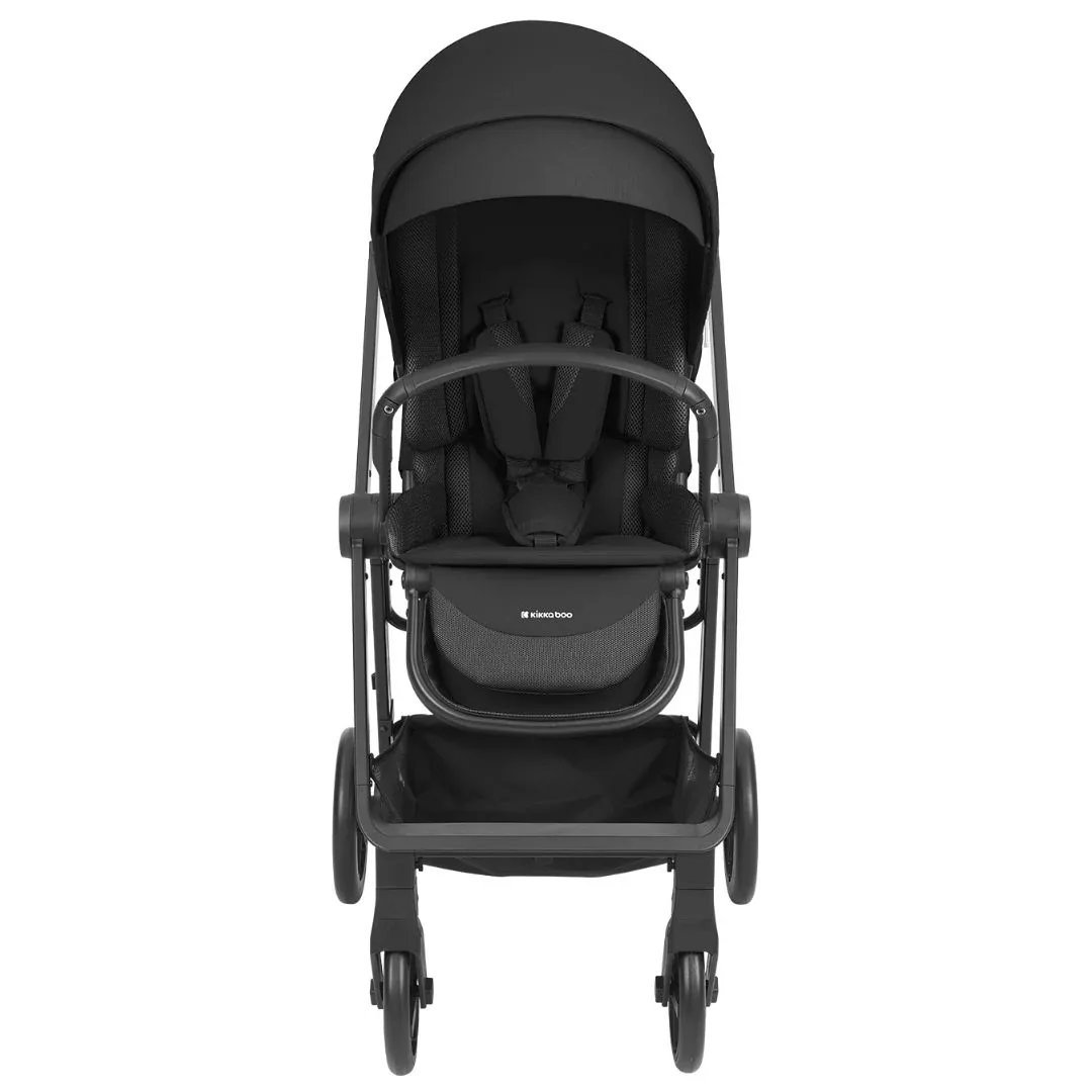 KikkaBoo® Stroller with carrycot 3v1 Mia Black - Image 2