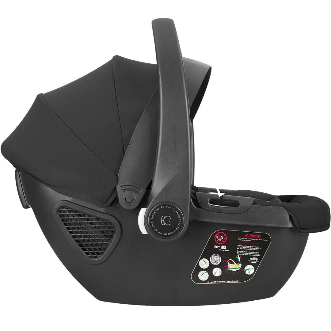 KikkaBoo® Stroller with carrycot 3v1 Mia Black - Image 22
