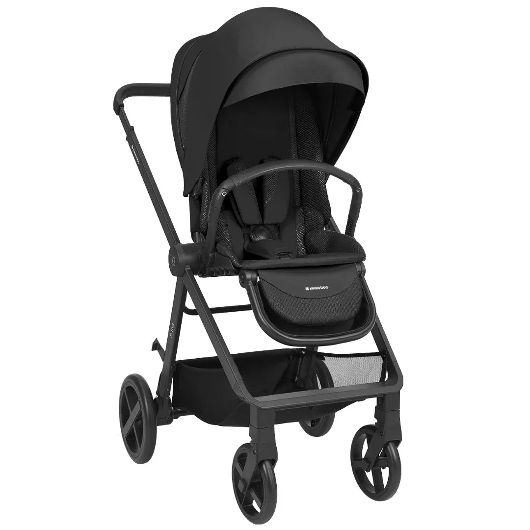 KikkaBoo® Stroller with carrycot 3v1 Mia Black - Image 3