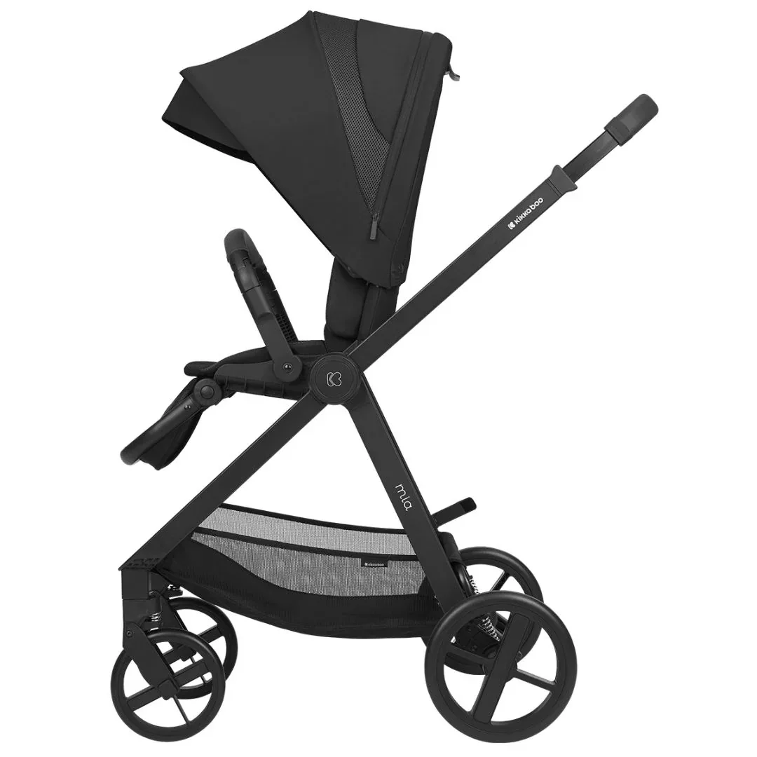 KikkaBoo® Stroller with carrycot 3v1 Mia Black - Image 5