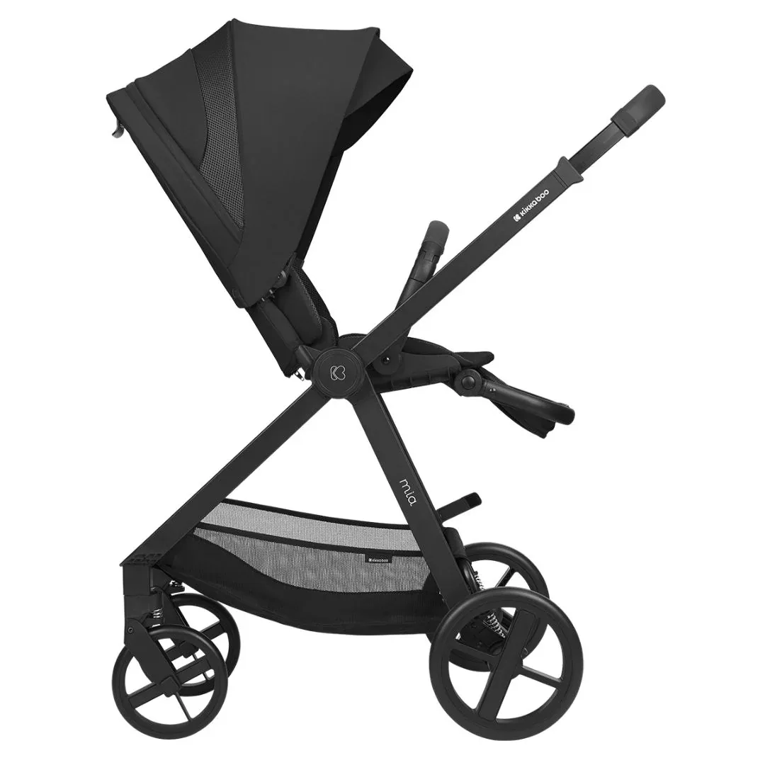KikkaBoo® Stroller with carrycot 3v1 Mia Black - Image 8