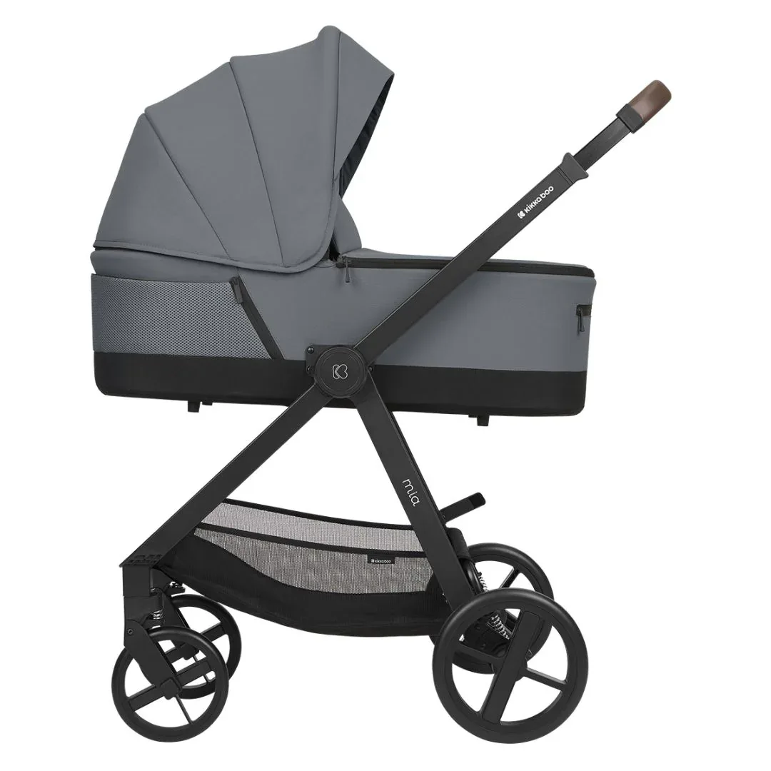 KikkaBoo® Stroller with carrycot 3v1 Mia Grey - Image 10