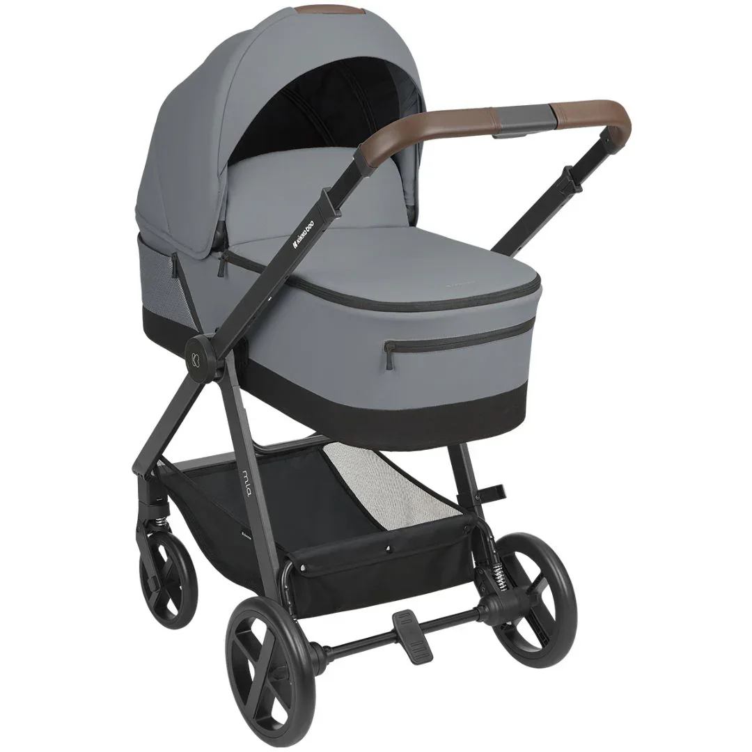 KikkaBoo® Stroller with carrycot 3v1 Mia Grey - Image 12
