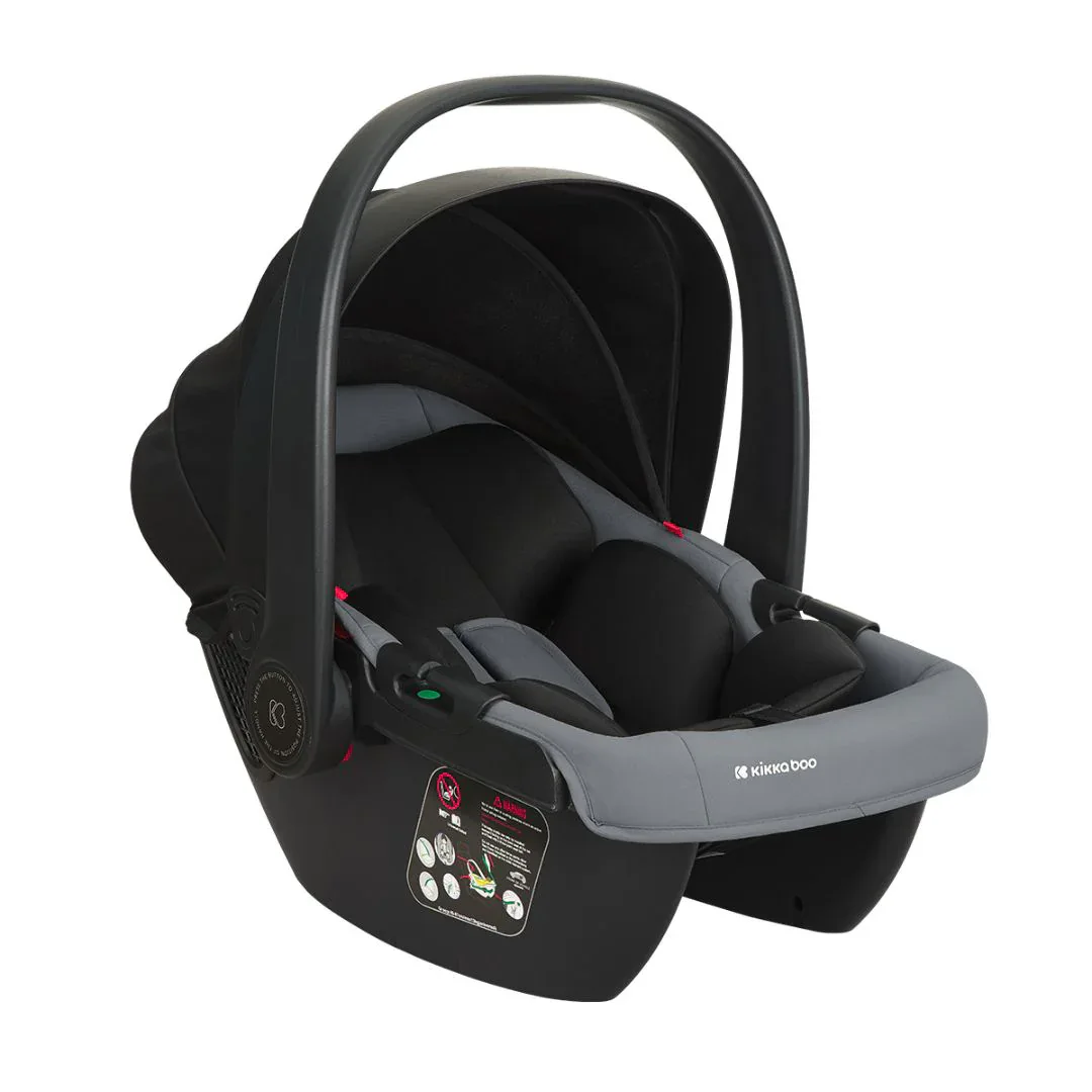 KikkaBoo® Stroller with carrycot 3v1 Mia Grey - Image 21