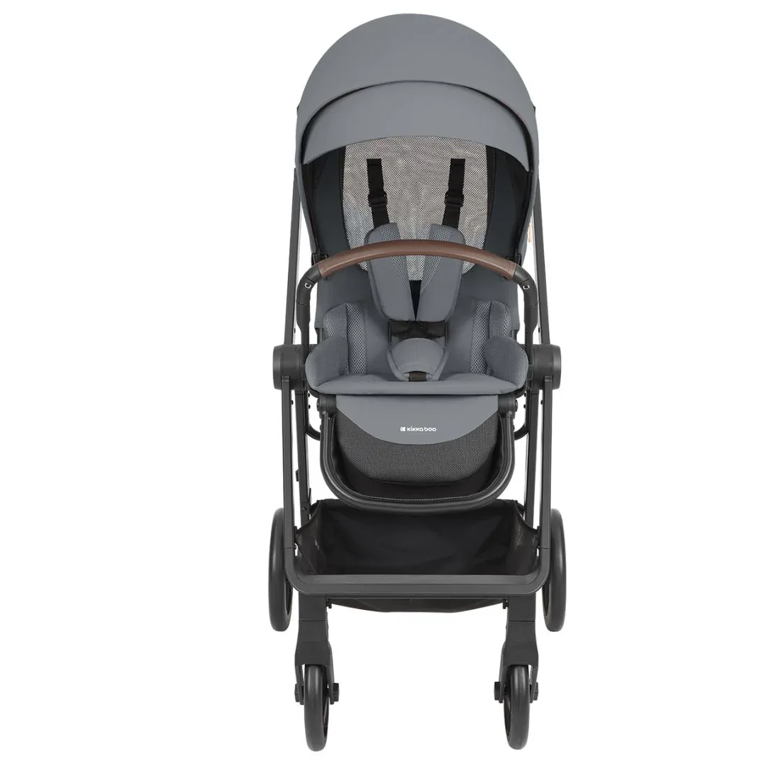KikkaBoo® Stroller with carrycot 3v1 Mia Grey - Image 4
