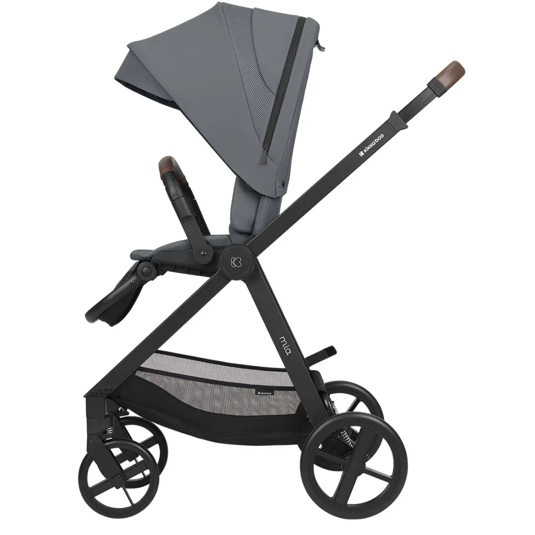 KikkaBoo® Stroller with carrycot 3v1 Mia Grey - Image 5