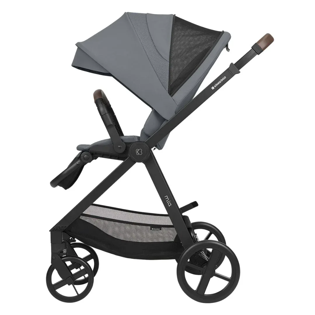 KikkaBoo® Stroller with carrycot 3v1 Mia Grey - Image 6
