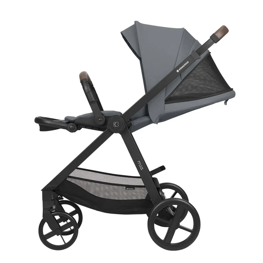 KikkaBoo® Stroller with carrycot 3v1 Mia Grey - Image 7