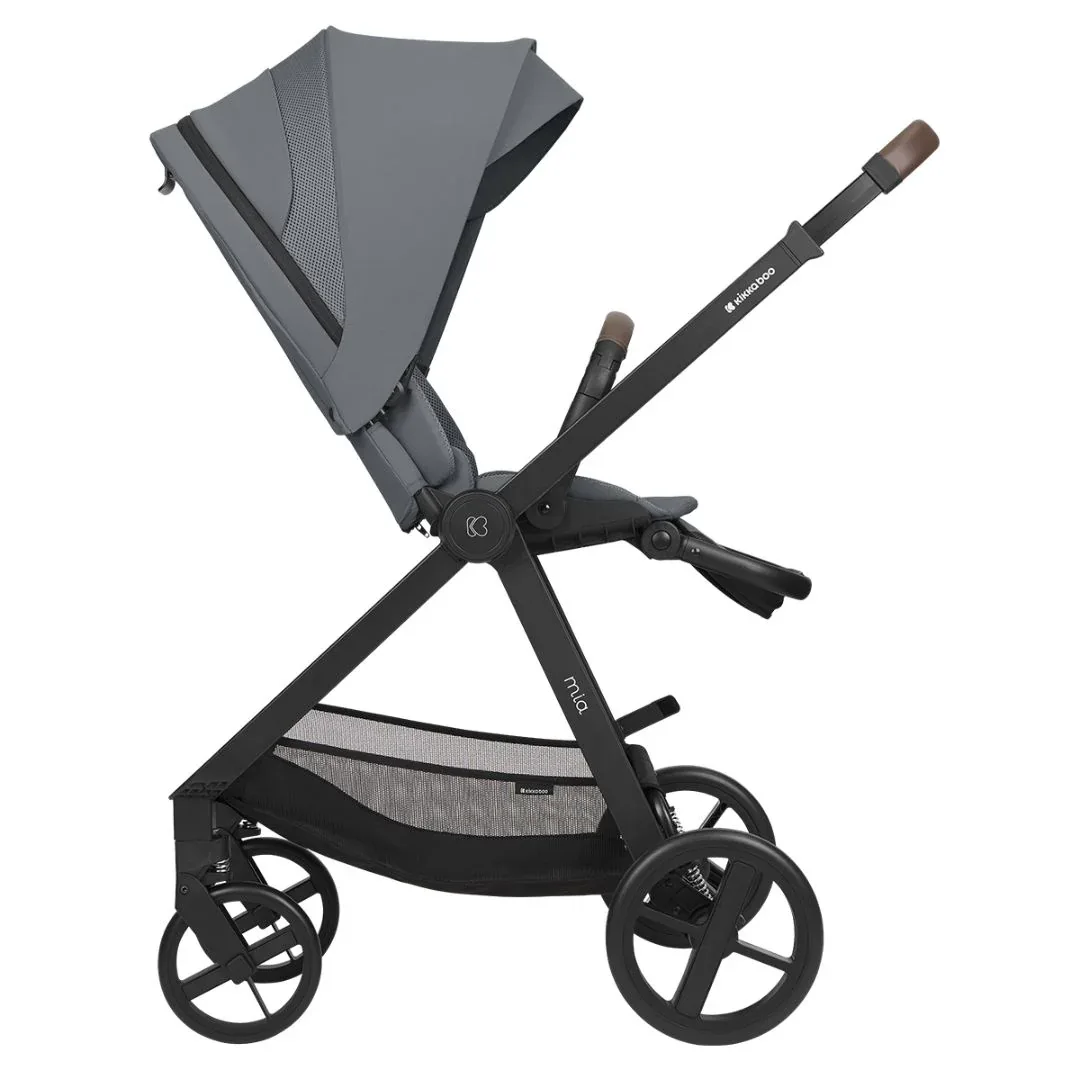 KikkaBoo® Stroller with carrycot 3v1 Mia Grey - Image 8