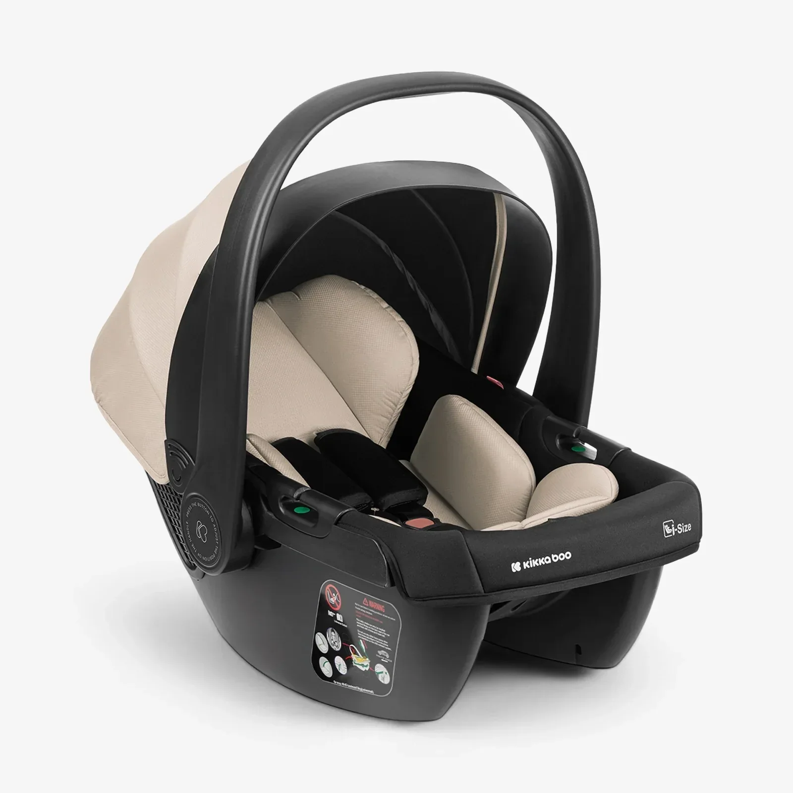 KikkaBoo® Stroller with carrycot 3v1 Modena Beige - Image 11