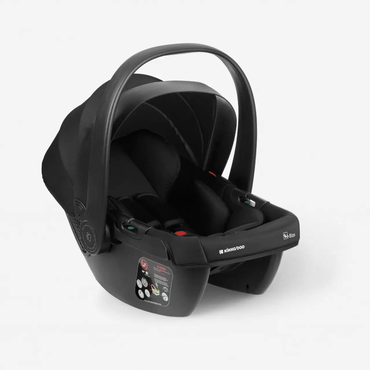KikkaBoo® Stroller with carrycot 3v1 Modena Black - Image 4