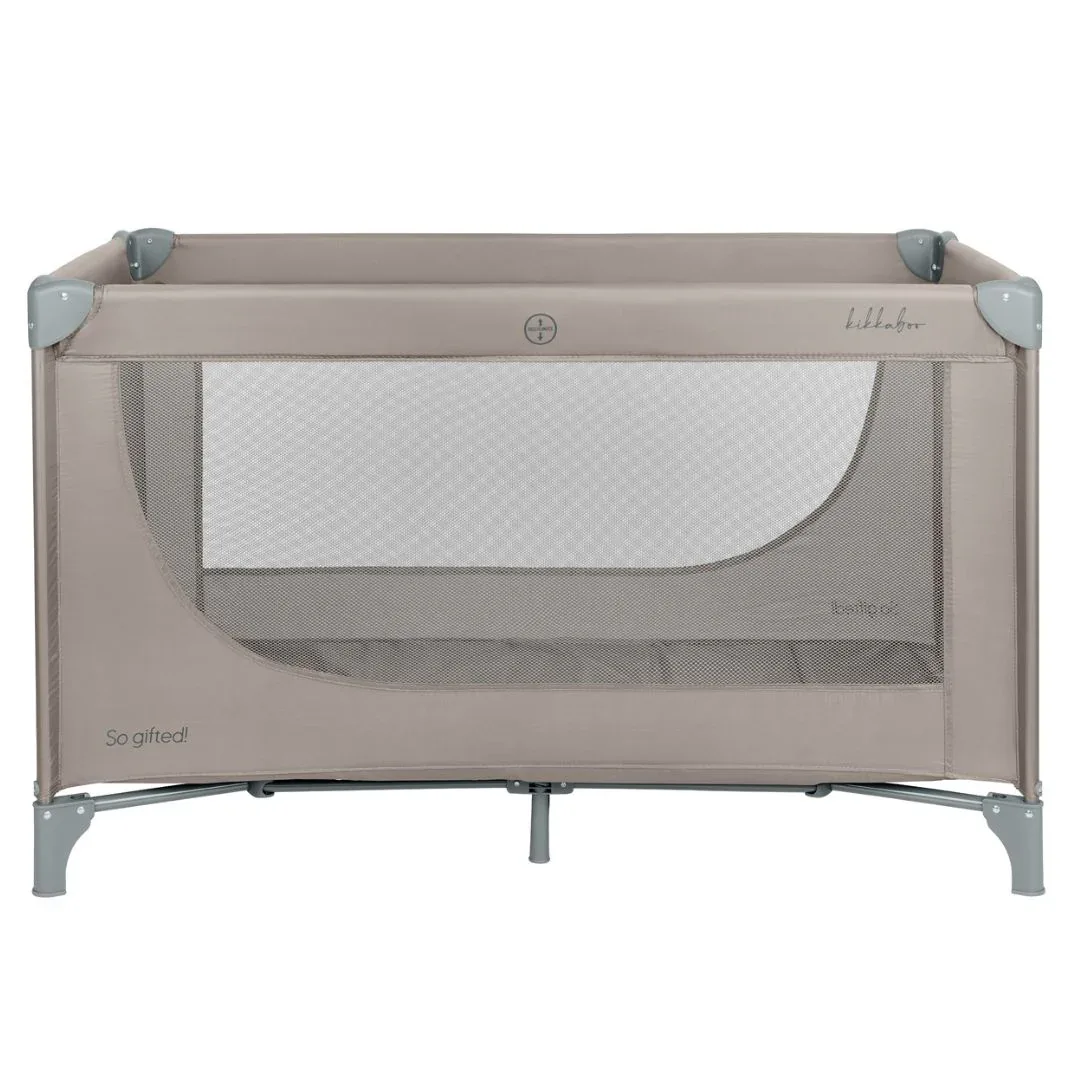 KikkaBoo® Travel Cot 1 Level So Gifted Beige 2026 - Image 2
