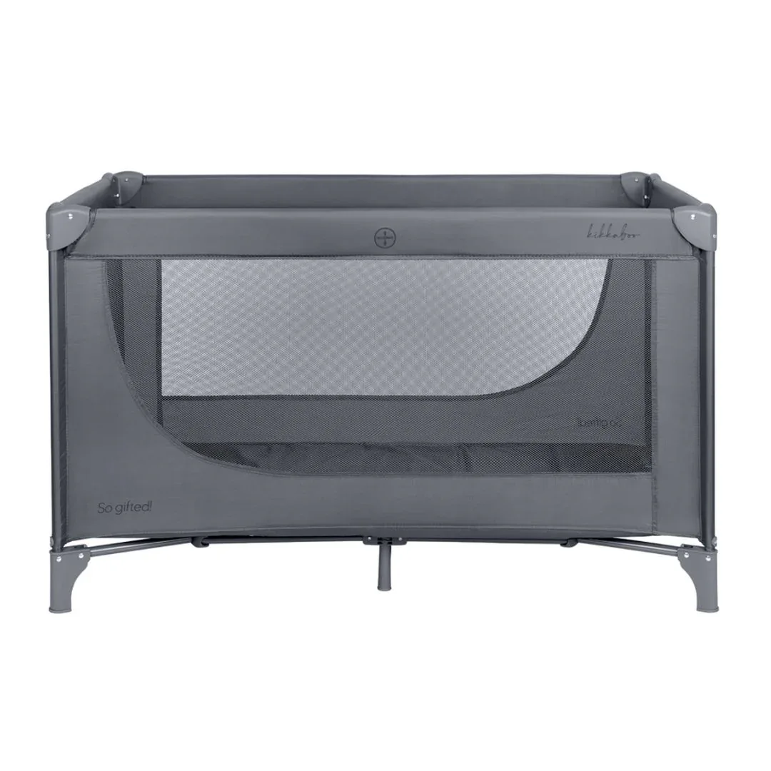 KikkaBoo® Travel Cot 1 Level So Gifted Grey 2026 - Image 8