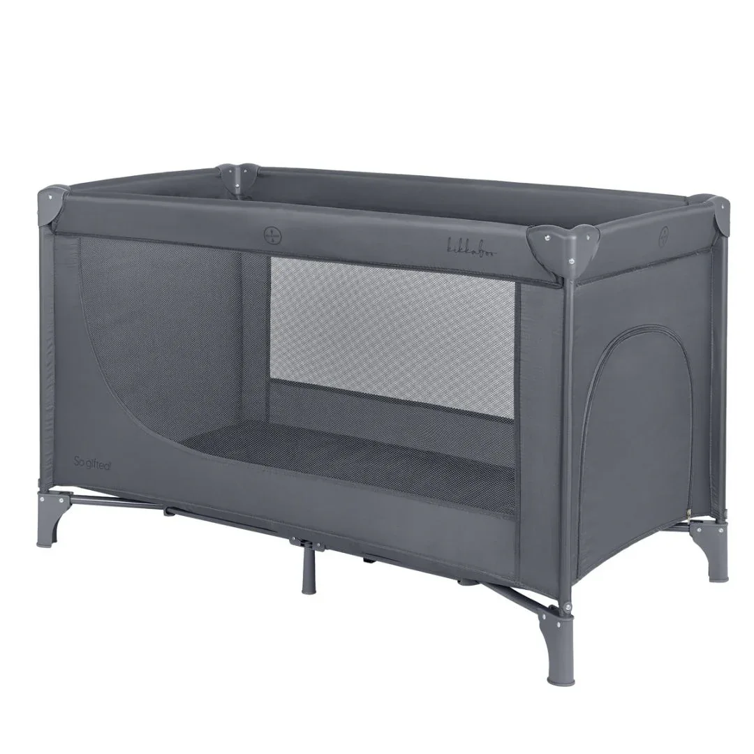 KikkaBoo® Travel Cot 1 Level So Gifted Grey 2026 - Image 9