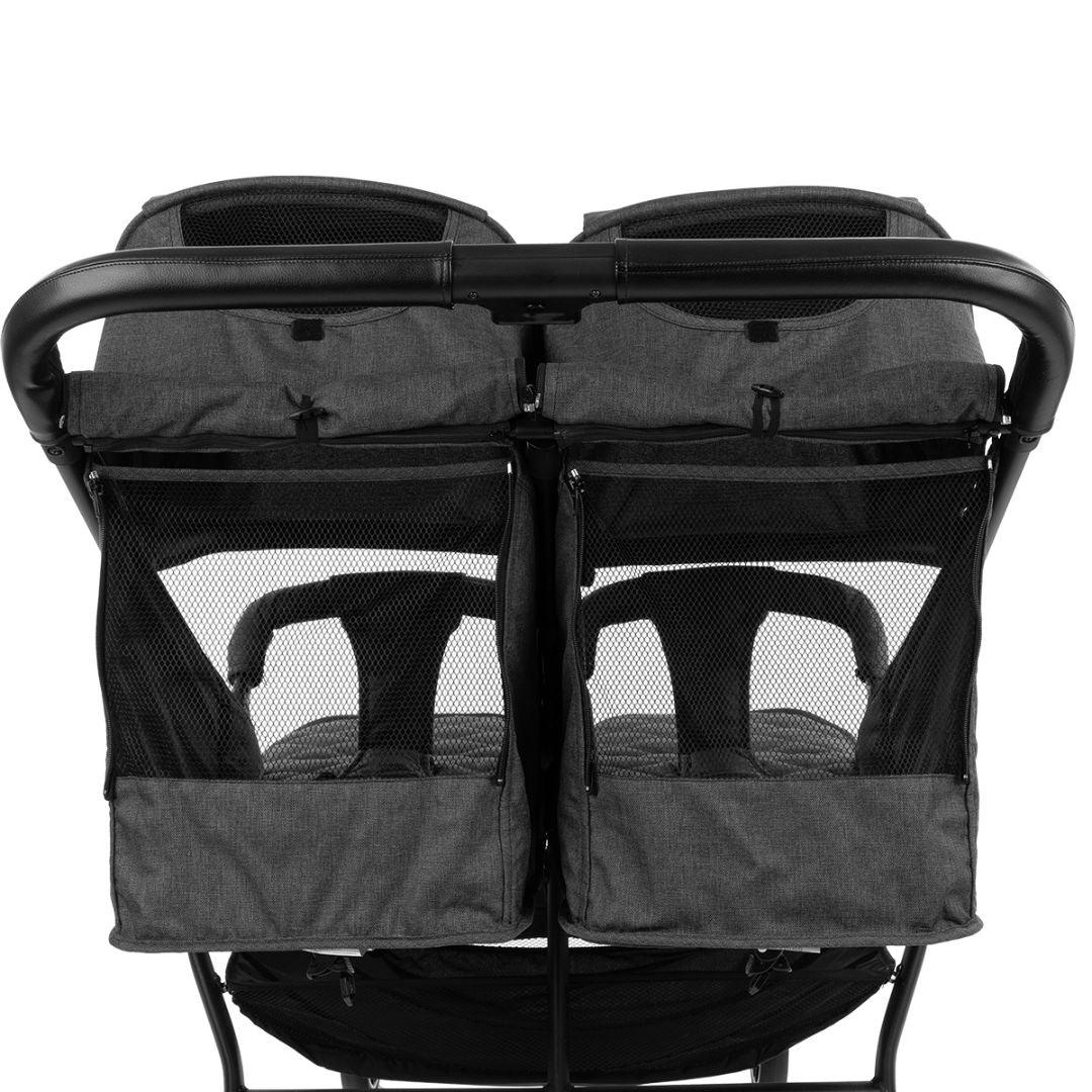 KikkaBoo® Twin stroller Happy 2 Dark Grey - Image 13