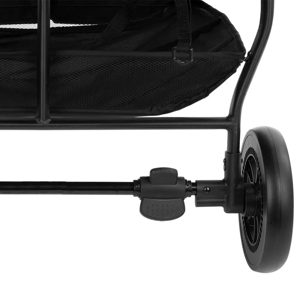 KikkaBoo® Twin stroller Happy 2 Dark Grey - Image 14