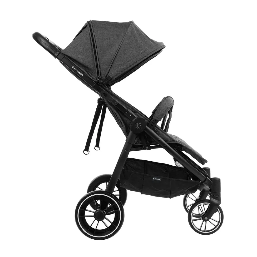 KikkaBoo® Twin stroller Happy 2 Dark Grey - Image 2