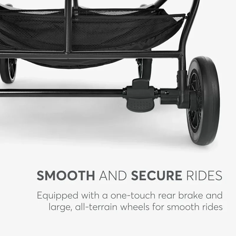 KikkaBoo® Twin stroller Happy 2 Dark Grey - Image 7