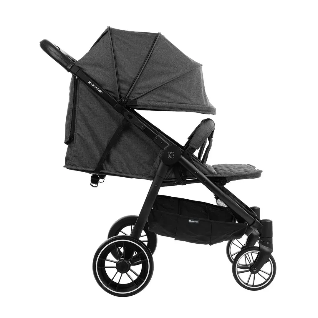 KikkaBoo® Twin stroller Happy 2 Dark Grey - Image 9