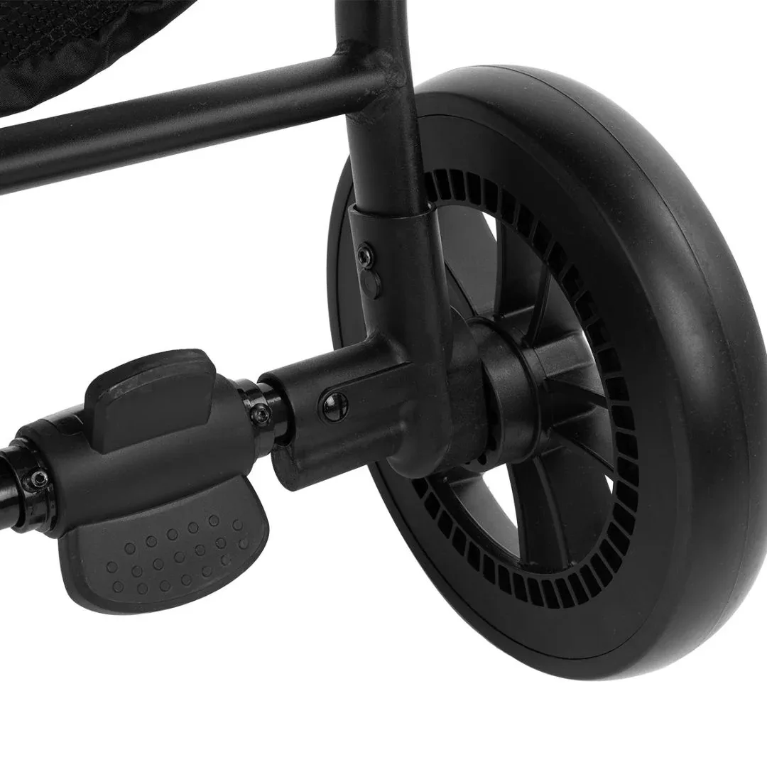 KikkaBoo® Twin stroller Happy 2 Light Grey - Image 14