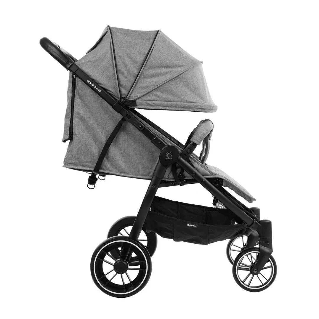 KikkaBoo® Twin stroller Happy 2 Light Grey - Image 8
