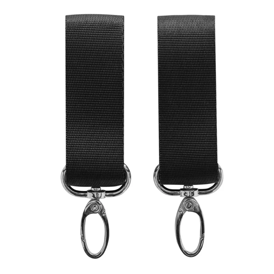 KikkaBoo® Universal Stroller Straps for Diaper Bag/Backpack Black - Image 2