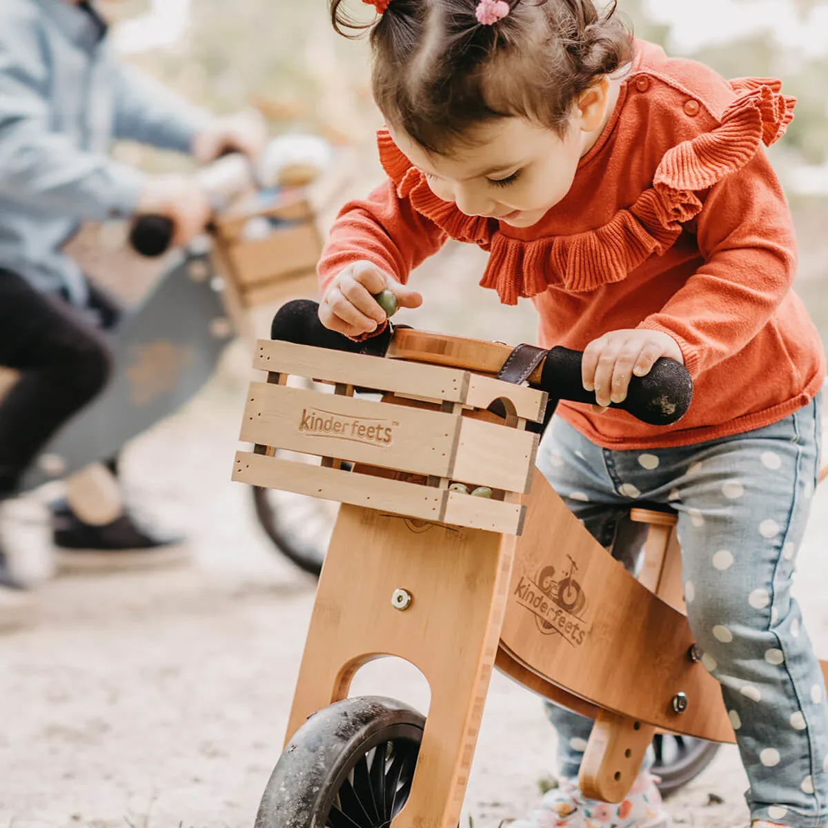 Kinderfeets® Balance Bike Tiny Tot Plus 2in1 Bamboo  - Image 10