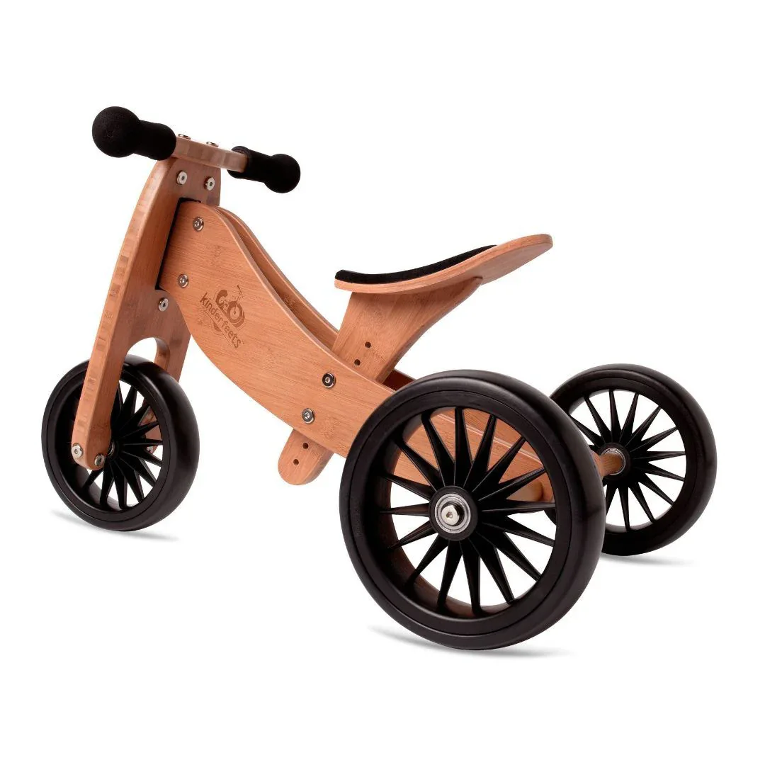 Kinderfeets® Balance Bike Tiny Tot Plus 2in1 Bamboo  - Image 3