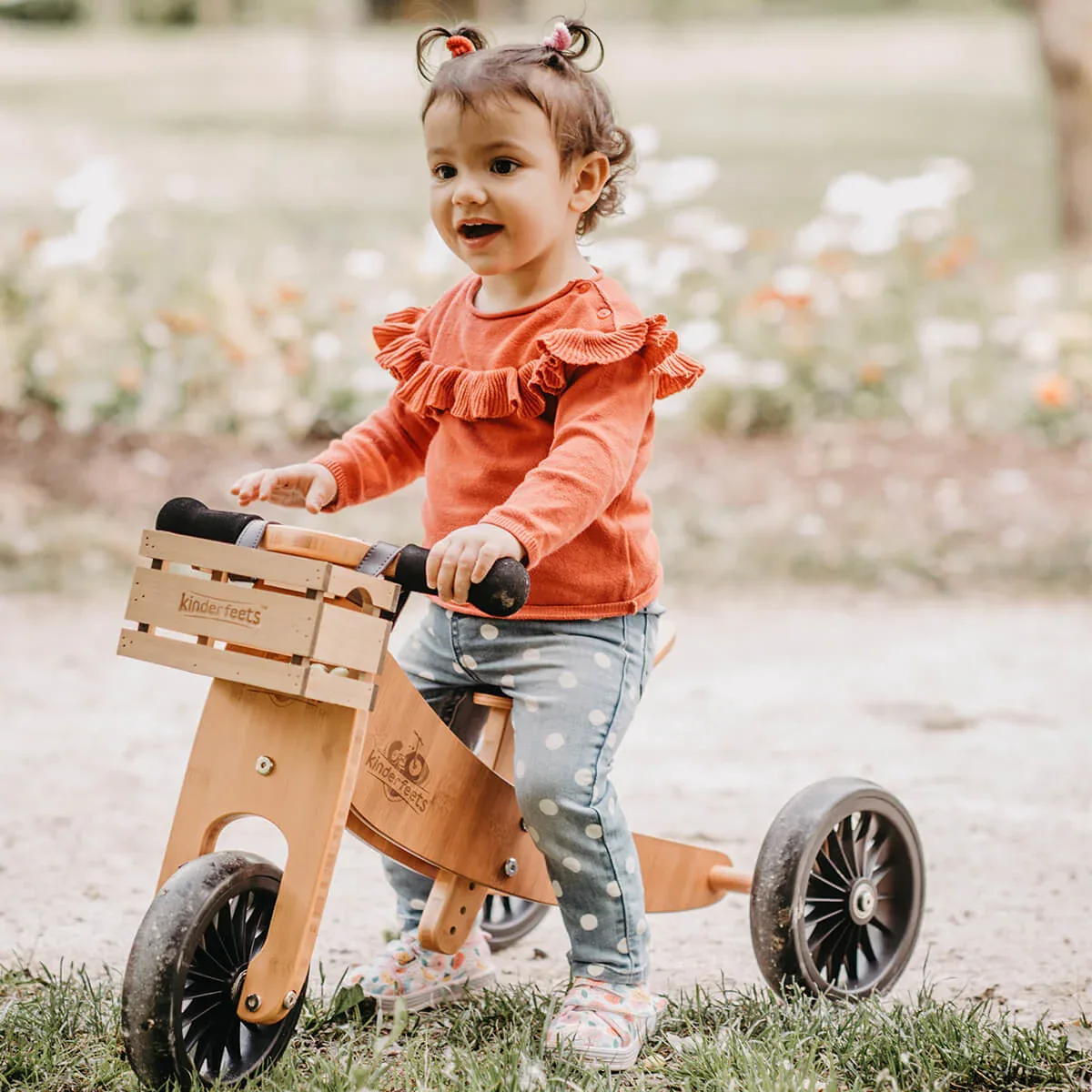 Kinderfeets® Balance Bike Tiny Tot Plus 2in1 Bamboo  - Image 7