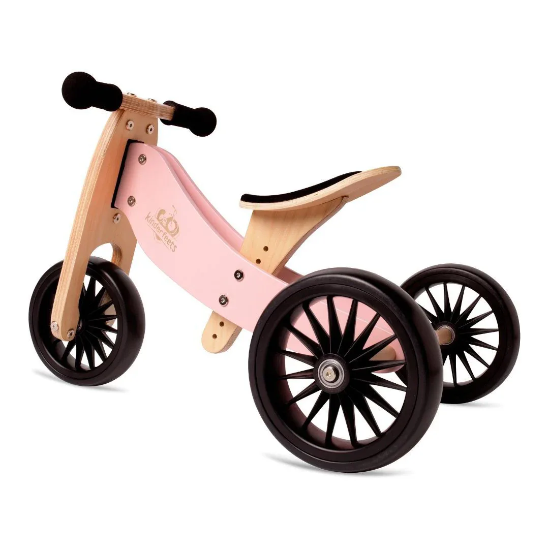 Kinderfeets® Balance Bike Tiny Tot Plus 2in1 Rose - Image 3