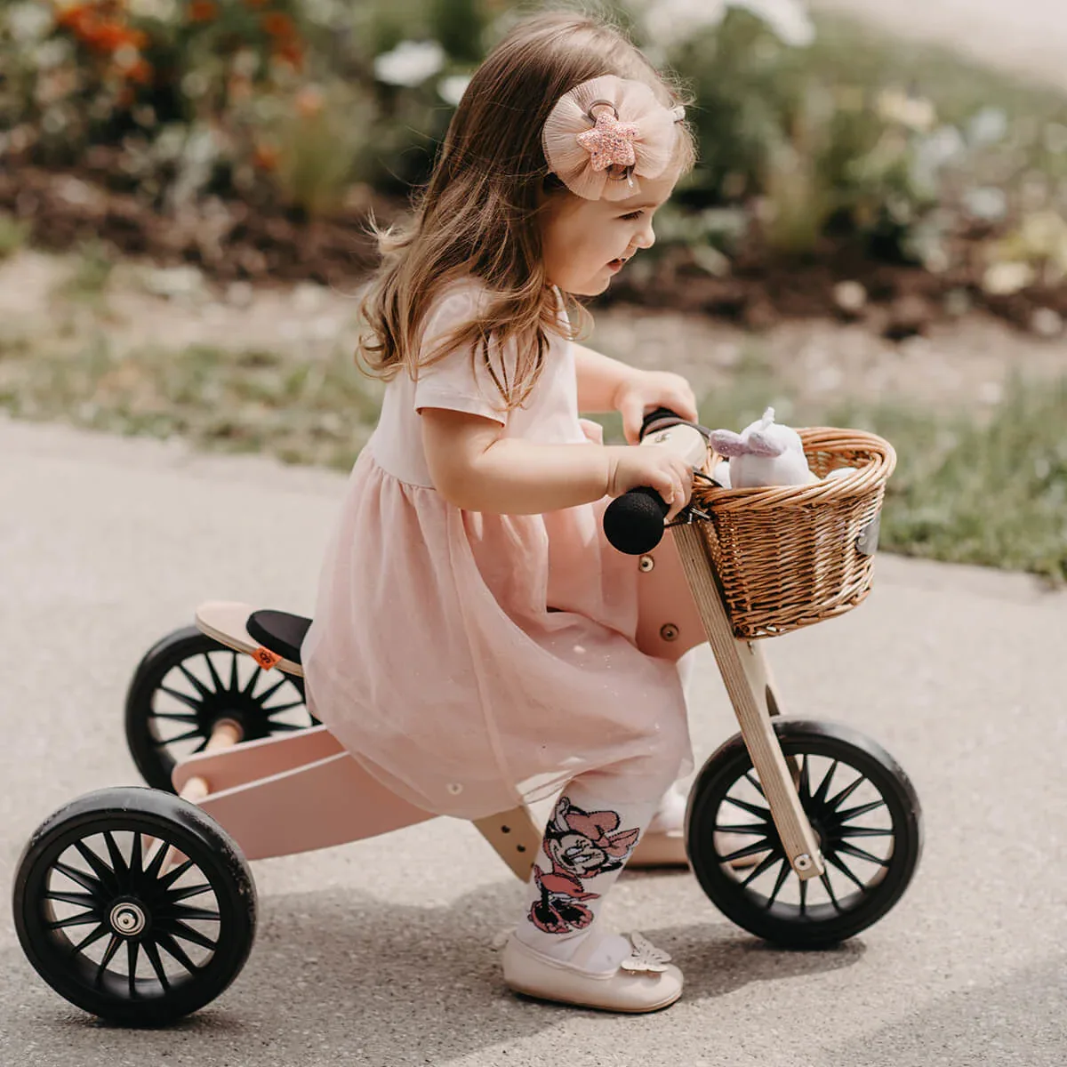 Kinderfeets® Balance Bike Tiny Tot Plus 2in1 Rose - Image 6